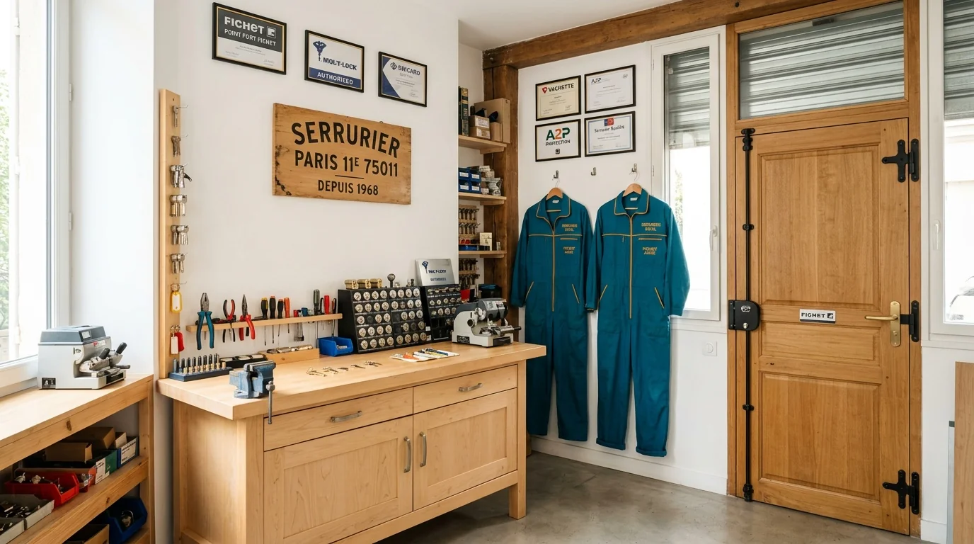 Atelier Serrurier Paris 11e · côté Bastille