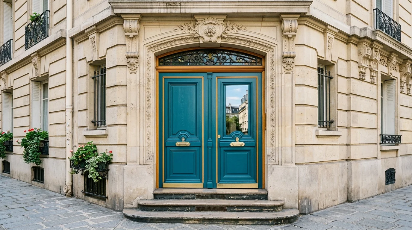 Installateur agréé · double-porte propre, marques expliquées dessous